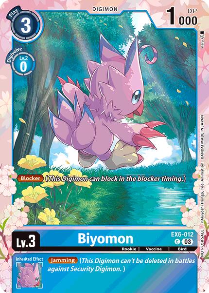 Biyomon [EX6-012] (Regulation Battle Vol. 1) [Infernal Ascension Promos] | Total Play