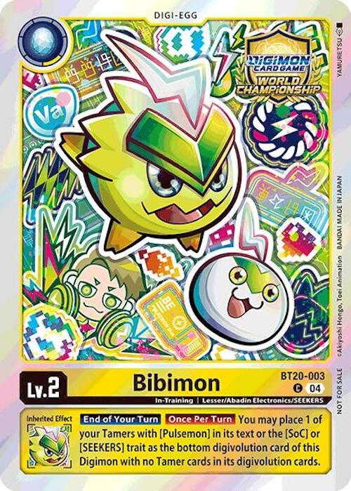 Bibimon [BT20-003] (Regionals 25-26 Champion Card Set Season 1) [Release Special Booster Ver.2.5 Promos] | Total Play