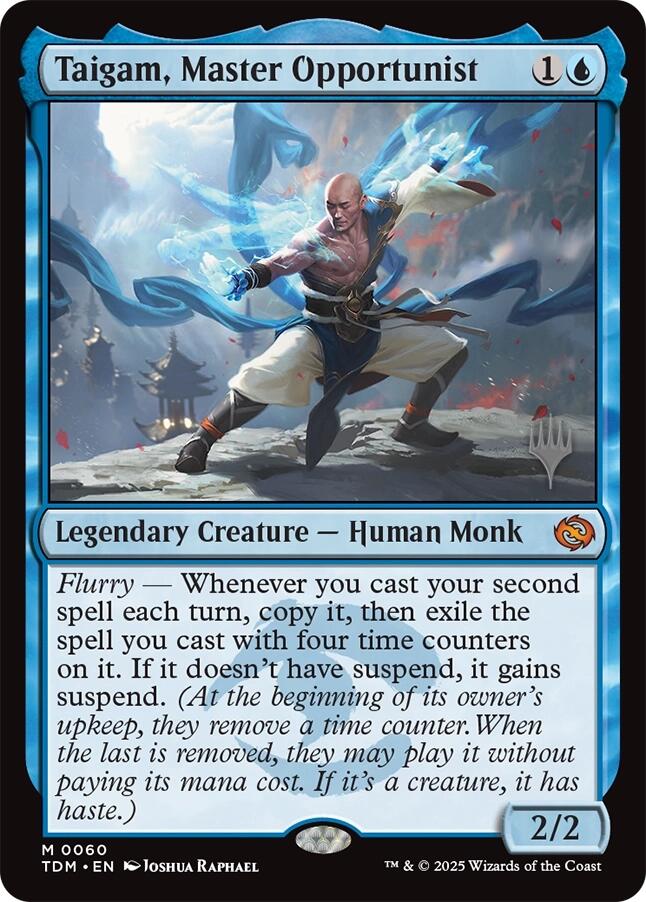 Taigam, Master Opportunist [Tarkir: Dragonstorm Promos] | Total Play