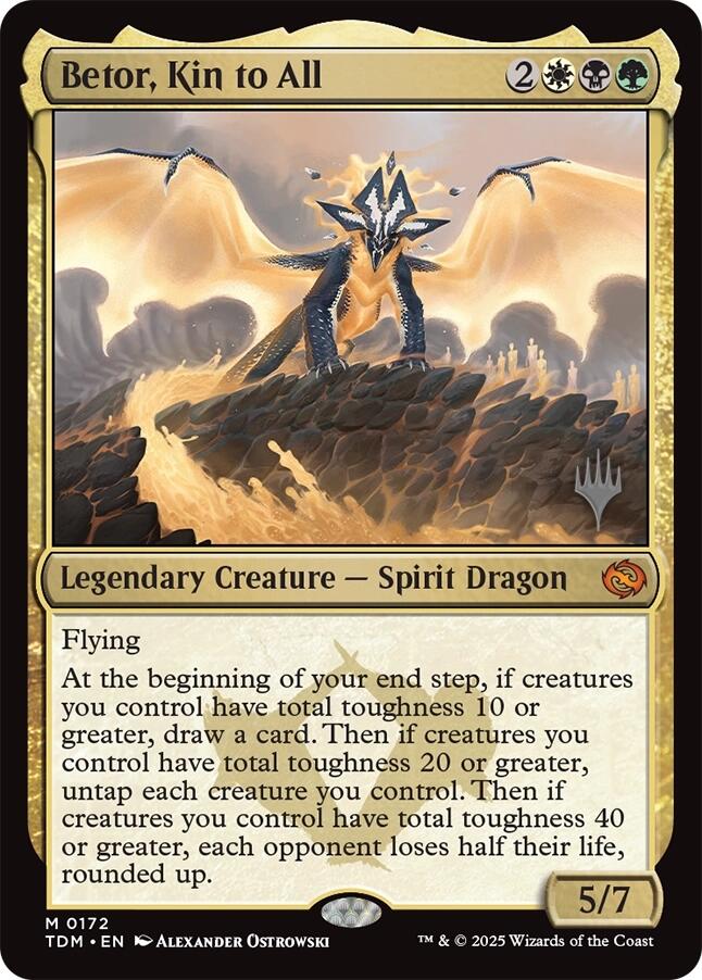 Betor, Kin to All [Tarkir: Dragonstorm Promos] | Total Play