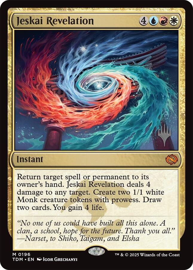 Jeskai Revelation [Tarkir: Dragonstorm Promos] | Total Play