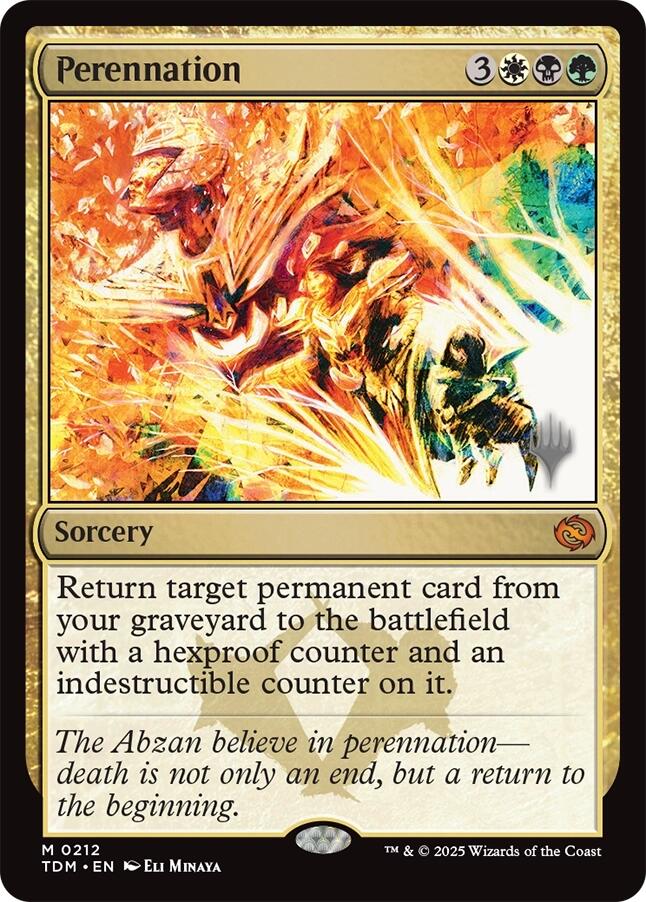Perennation [Tarkir: Dragonstorm Promos] | Total Play