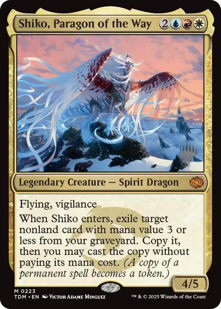 Shiko, Paragon of the Way [Tarkir: Dragonstorm Promos] | Total Play
