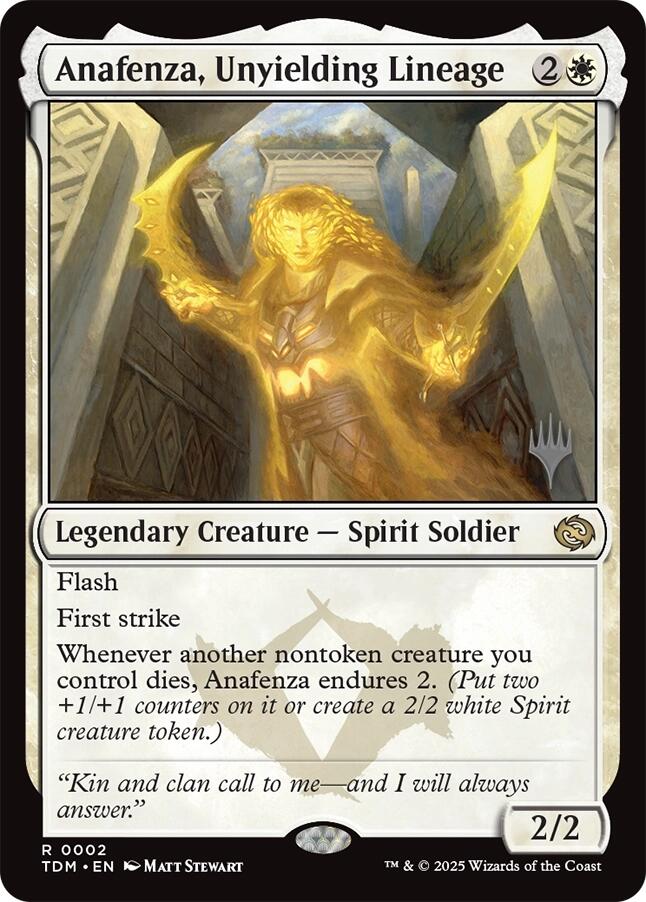 Anafenza, Unyielding Lineage [Tarkir: Dragonstorm Promos] | Total Play