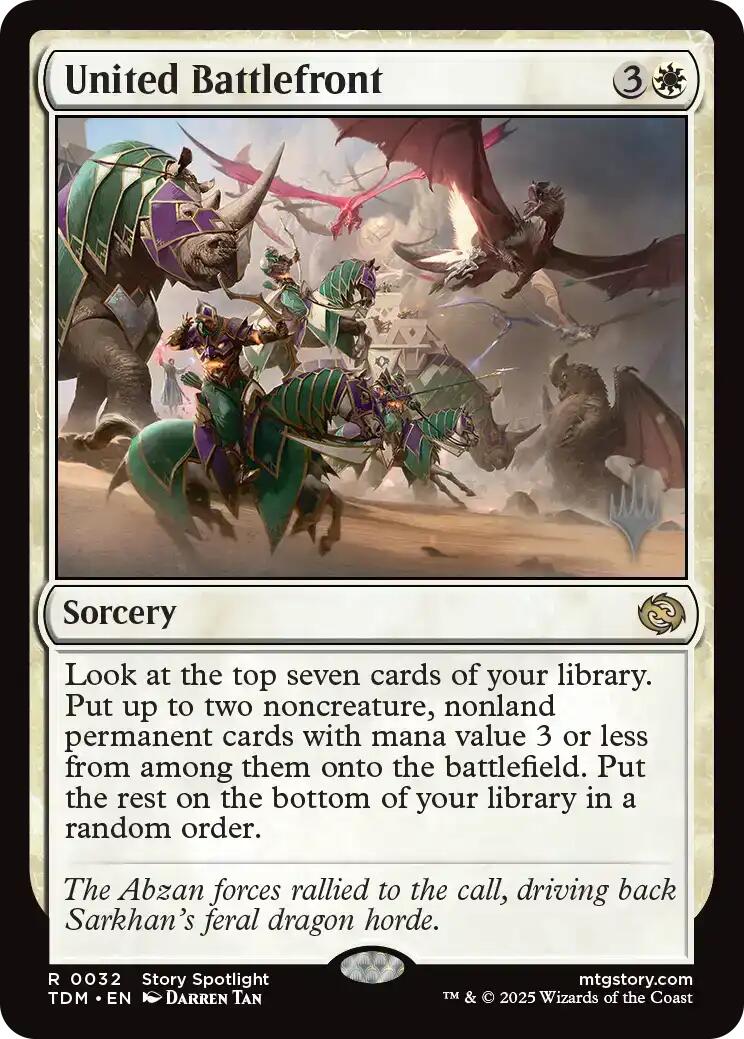 United Battlefront [Tarkir: Dragonstorm Promos] | Total Play
