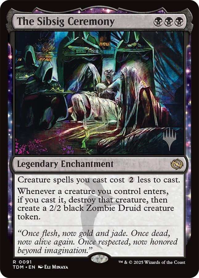The Sibsig Ceremony [Tarkir: Dragonstorm Promos] | Total Play