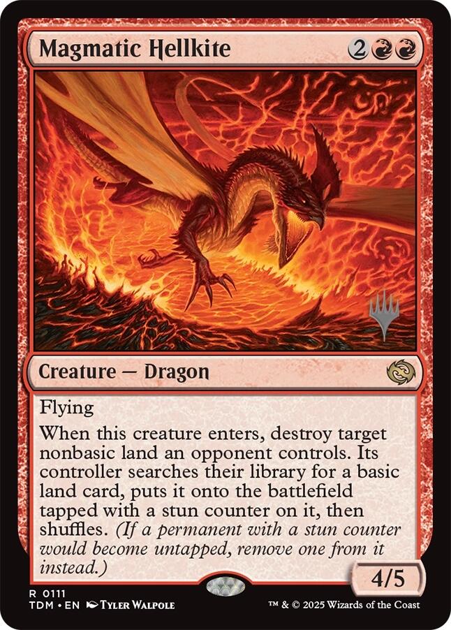 Magmatic Hellkite [Tarkir: Dragonstorm Promos] | Total Play