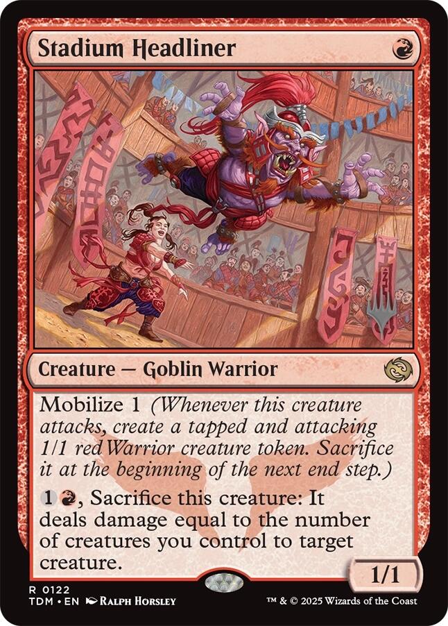 Stadium Headliner [Tarkir: Dragonstorm Promos] | Total Play