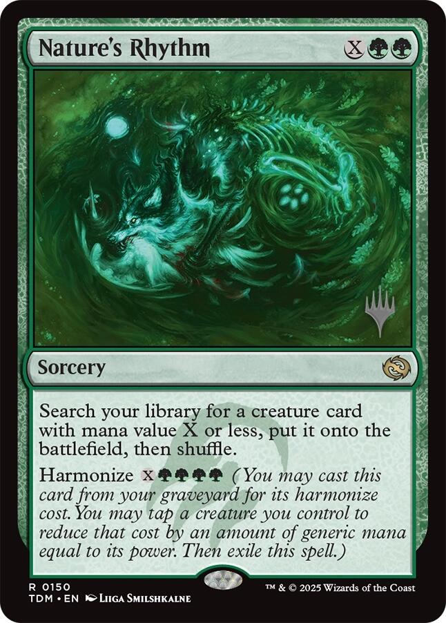 Nature's Rhythm [Tarkir: Dragonstorm Promos] | Total Play