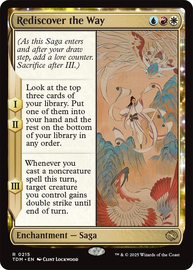 Rediscover the Way [Tarkir: Dragonstorm Promos] | Total Play