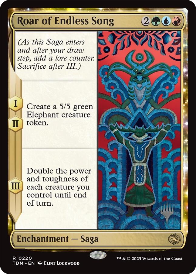 Roar of Endless Song [Tarkir: Dragonstorm Promos] | Total Play