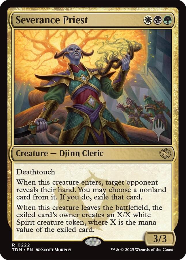 Severance Priest [Tarkir: Dragonstorm Promos] | Total Play