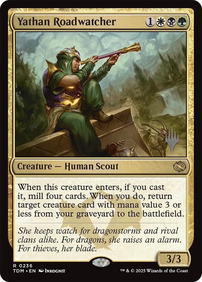 Yathan Roadwatcher [Tarkir: Dragonstorm Promos] | Total Play