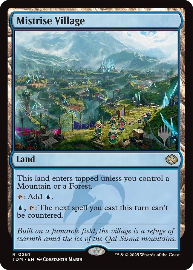 Mistrise Village [Tarkir: Dragonstorm Promos] | Total Play