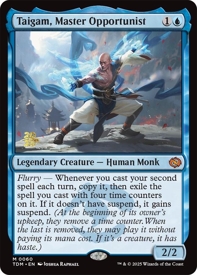 Taigam, Master Opportunist [Tarkir: Dragonstorm Prerelease Promos] | Total Play