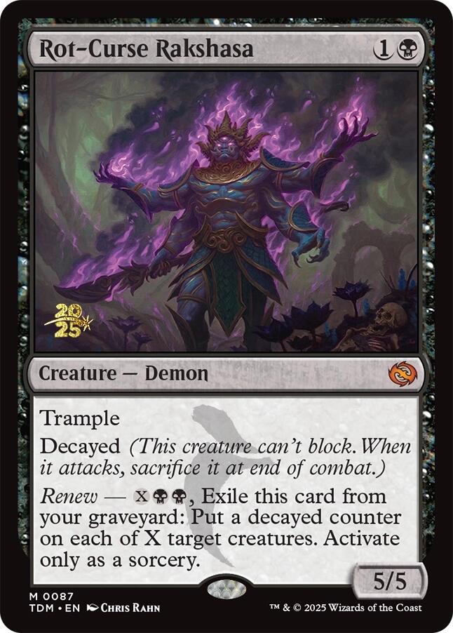 Rot-Curse Rakshasa [Tarkir: Dragonstorm Prerelease Promos] | Total Play