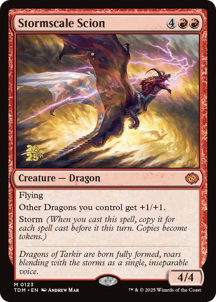 Stormscale Scion [Tarkir: Dragonstorm Prerelease Promos] | Total Play