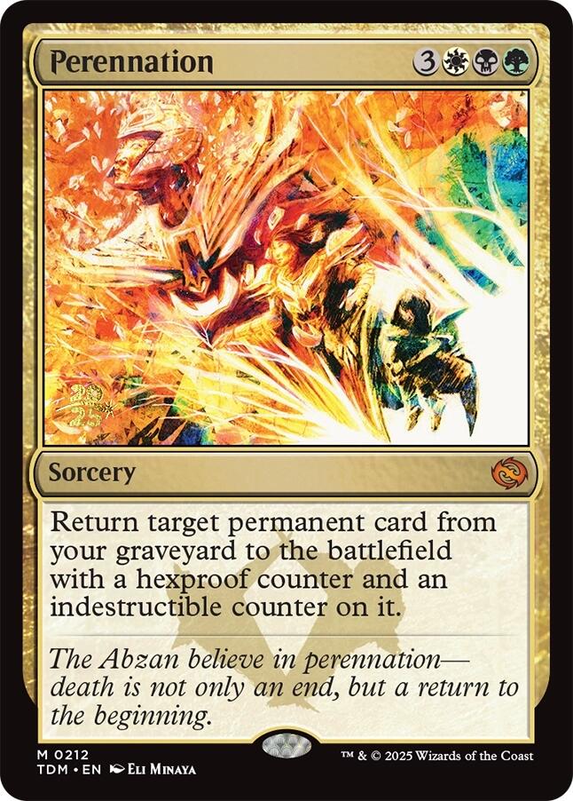 Perennation [Tarkir: Dragonstorm Prerelease Promos] | Total Play