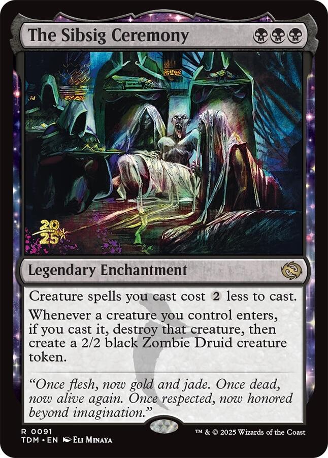 The Sibsig Ceremony [Tarkir: Dragonstorm Prerelease Promos] | Total Play
