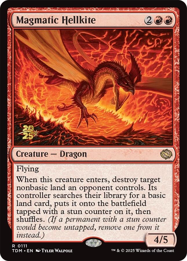 Magmatic Hellkite [Tarkir: Dragonstorm Prerelease Promos] | Total Play