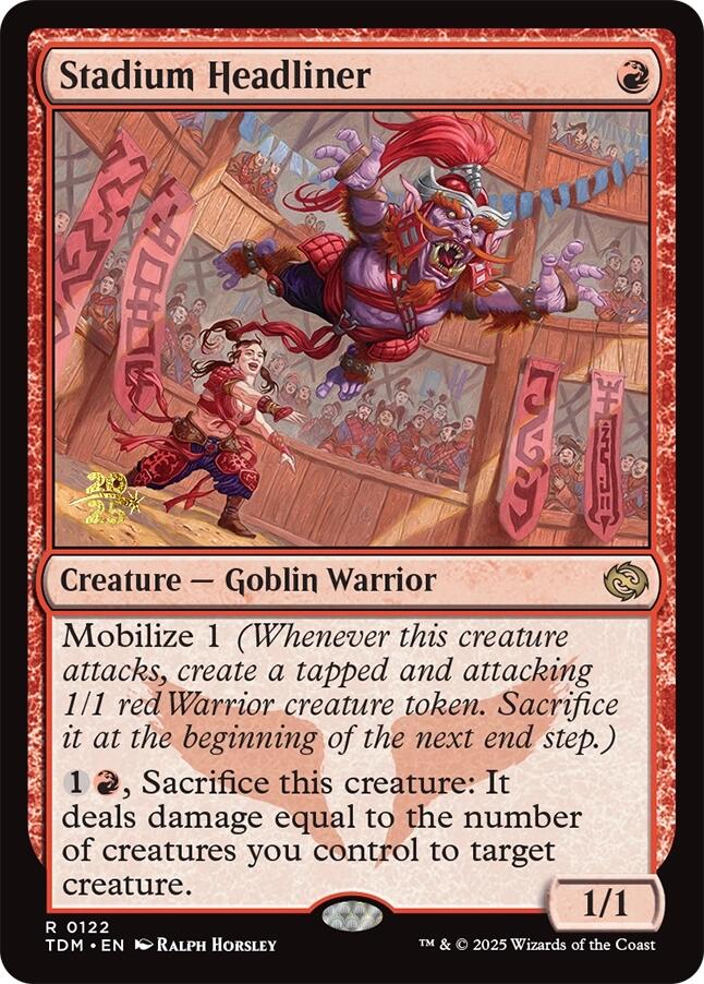 Stadium Headliner [Tarkir: Dragonstorm Prerelease Cards] | Total Play