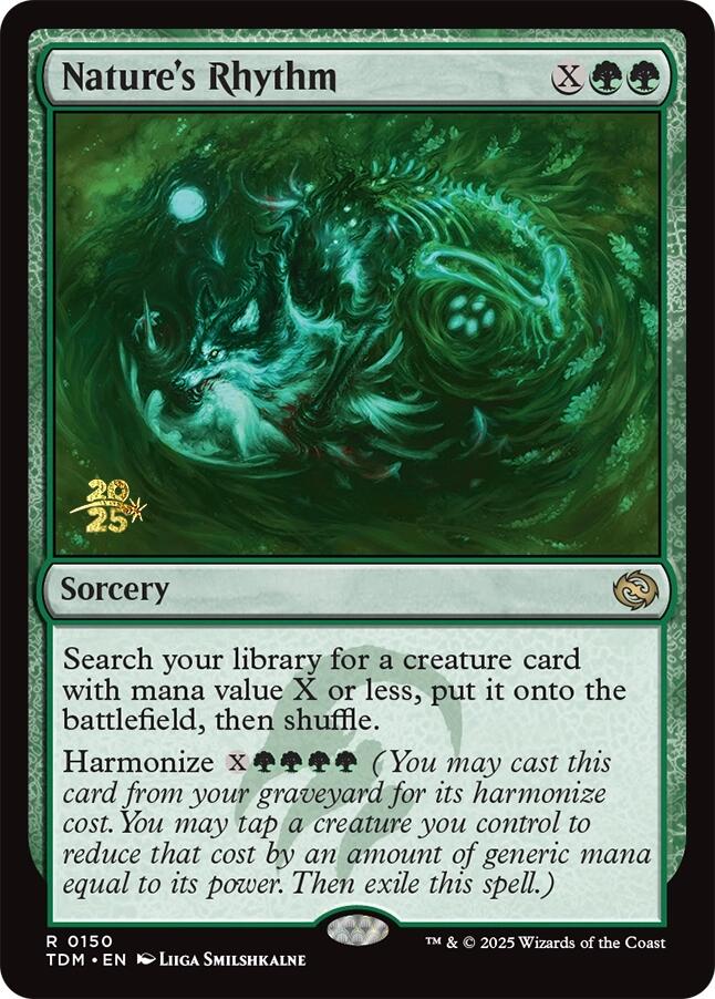 Nature's Rhythm [Tarkir: Dragonstorm Prerelease Promos] | Total Play