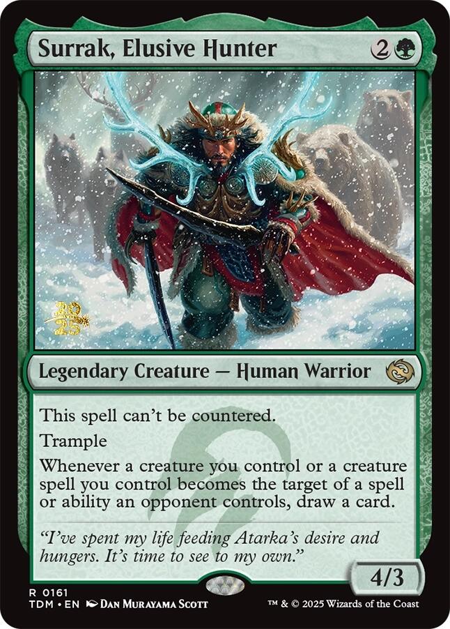 Surrak, Elusive Hunter [Tarkir: Dragonstorm Prerelease Promos] | Total Play
