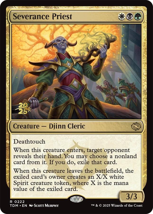 Severance Priest [Tarkir: Dragonstorm Prerelease Promos] | Total Play