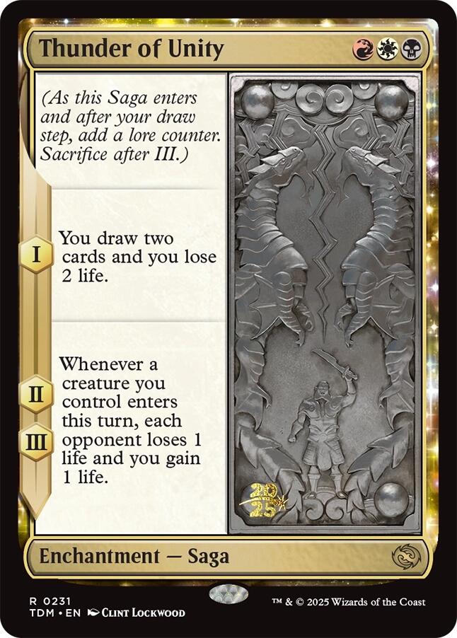 Thunder of Unity [Tarkir: Dragonstorm Prerelease Promos] | Total Play