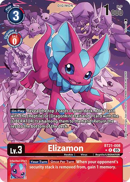 Elizamon [BT21-008] (Alternate Art) [World Convergence] | Total Play