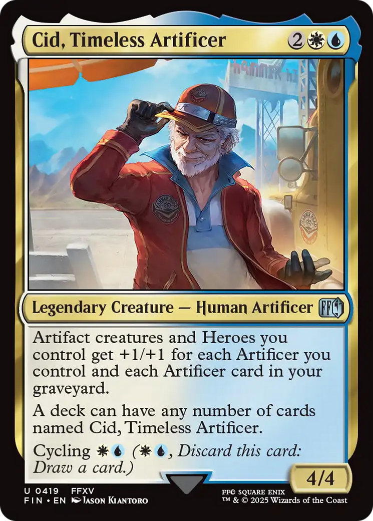 Cid, Timeless Artificer (0419) [FINAL FANTASY] | Total Play