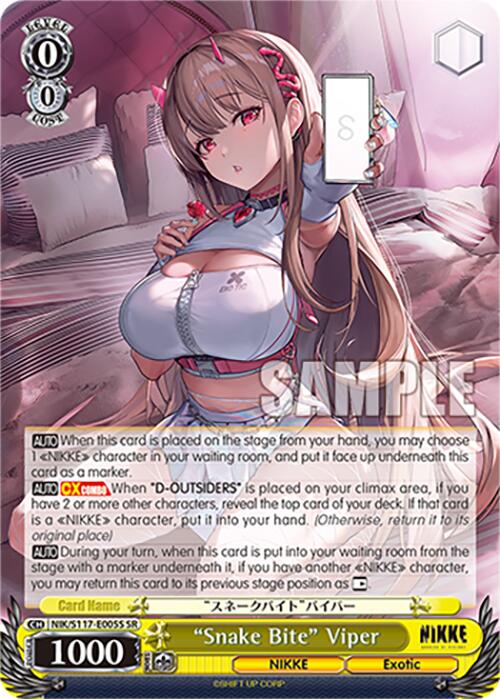 "Snake Bite" Viper (NIK/S117-E005S SR) [GODDESS OF VICTORY: NIKKE] | Total Play