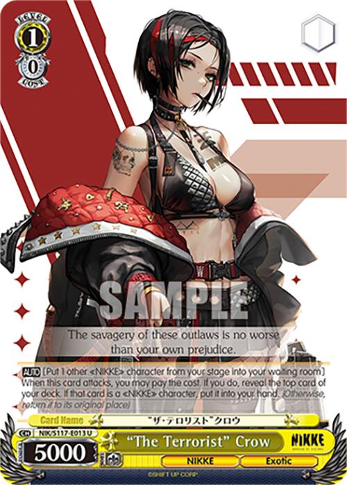 "The Terrorist" Crow (NIK/S117-E013 U) [GODDESS OF VICTORY: NIKKE] | Total Play