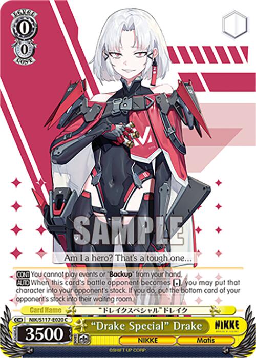 "Drake Special" Drake (NIK/S117-E020 C) [GODDESS OF VICTORY: NIKKE] | Total Play