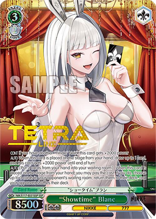 "Showtime" Blanc (NIK/S117-E031SSP SSP) [GODDESS OF VICTORY: NIKKE] | Total Play