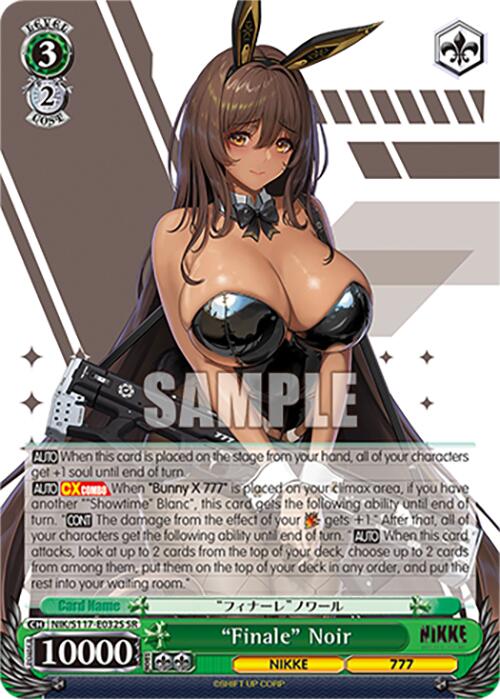 "Finale" Noir (NIK/S117-E032S SR) [GODDESS OF VICTORY: NIKKE] | Total Play