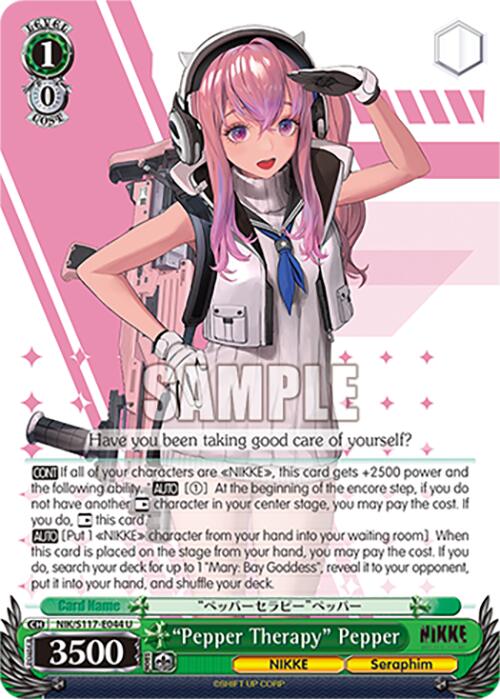 "Pepper Therapy" Pepper (NIK/S117-E044 U) [GODDESS OF VICTORY: NIKKE] | Total Play