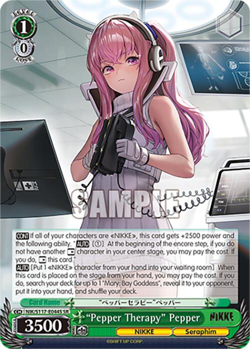 "Pepper Therapy" Pepper (NIK/S117-E044S SR) [GODDESS OF VICTORY: NIKKE] | Total Play
