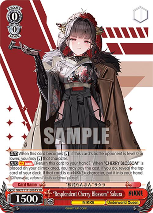 "Resplendent Cherry Blossom" Sakura (NIK/S117-E061S SR) [GODDESS OF VICTORY: NIKKE] | Total Play