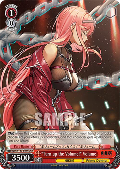 "Turn up the Volume!" Volume (NIK/S117-E075S SR) [GODDESS OF VICTORY: NIKKE] | Total Play