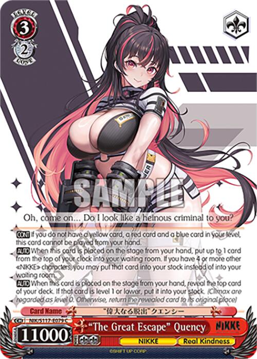 "The Great Escape" Quency (NIK/S117-E079 C) [GODDESS OF VICTORY: NIKKE] | Total Play