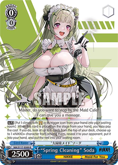 "Spring Cleaning" Soda (NIK/S117-E089 R) [GODDESS OF VICTORY: NIKKE] | Total Play