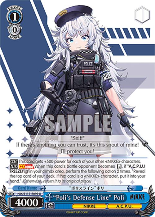 "Poli's Defense Line" Poli (NIK/S117-E099 U) [GODDESS OF VICTORY: NIKKE] | Total Play