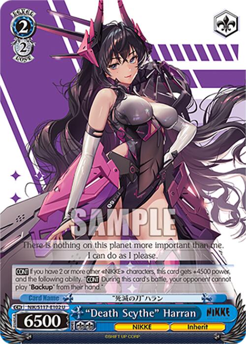 "Death Scythe" Harran (NIK/S117-E102 U) [GODDESS OF VICTORY: NIKKE] | Total Play