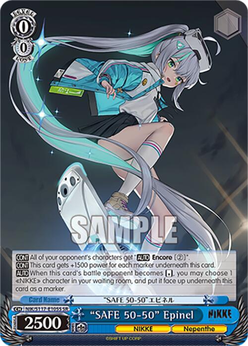 "SAFE 50-50" Epinel (NIK/S117-E105S SR) [GODDESS OF VICTORY: NIKKE] | Total Play