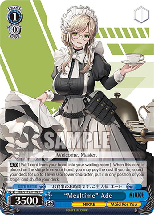 "Mealtime" Ade (NIK/S117-E109 C) [GODDESS OF VICTORY: NIKKE] | Total Play