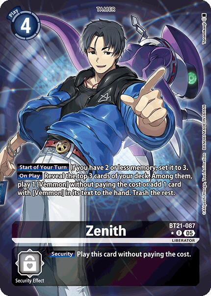 Zenith [BT21-087] (Alternate Art) [World Convergence] | Total Play