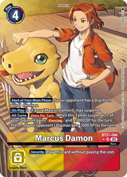 Marcus Damon [BT21-086] (Alternate Art) [World Convergence] | Total Play
