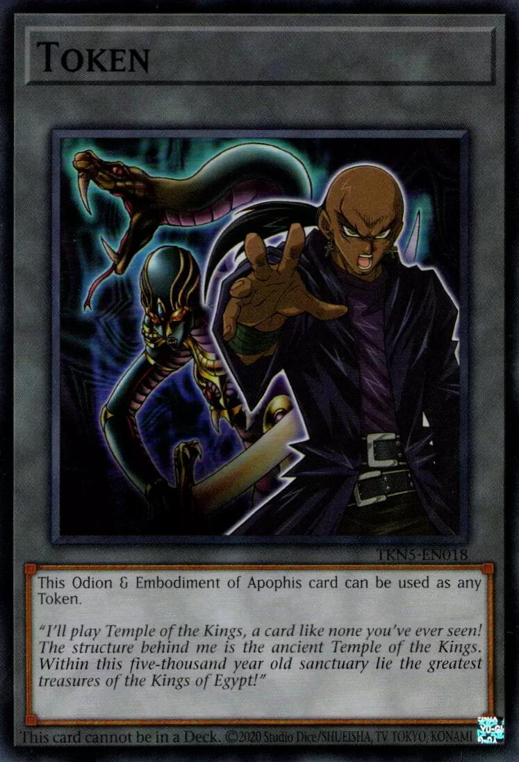 Token (Odion & Embodiment of Apophis) [TKN5-EN018] Super Rare | Total Play