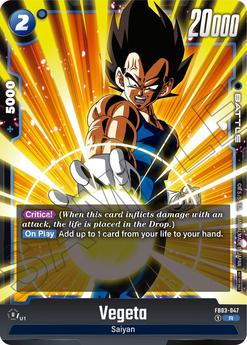 Vegeta (Limited Pack 01) [Fusion World Promotion Cards] | Total Play